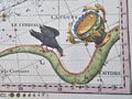 Corvus and Crater in Fortin's Atlas Céleste, 3rd edition (1795).