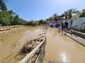 Bethabara at Jordan River (west) where Jesus was baptised (according to Matthew) as ceremonial place, CC0.