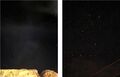 Mars extremly close to epsilon Geminorum (14 April 2023), seen from Petra, Jordan (SMH).