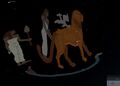 The Babylonian zodiacal lion constellation as depicted in Denderah (Egypt) with Egyptian painting style but in Roman-reigned time when the culture in this country was mixed with foreign influences.