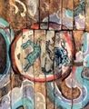Moon on the Mural Paintings of Western Han Tombs at Xi'an Jiaotong University