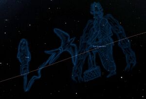 Stellarium map